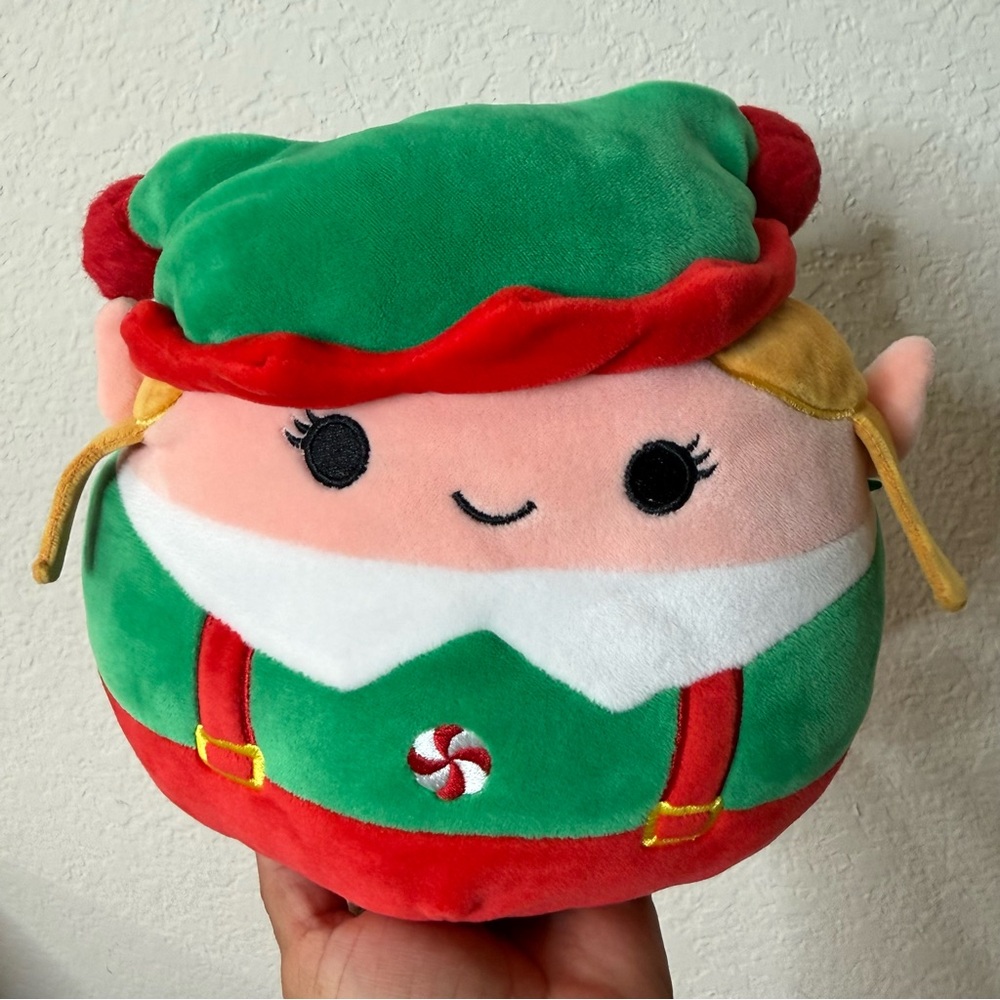 Squishmallow EMMY THE ELF Christmas holiday plush stuffed animal toy doll 8"high